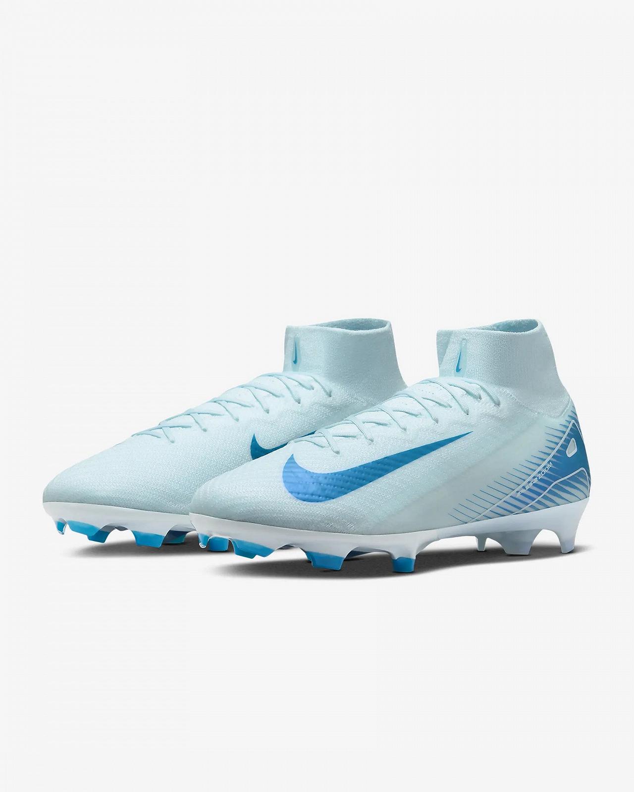 Бутси унісекс Nike Zm Superfly 10 Elite Fg Light Blue 45, фото №5