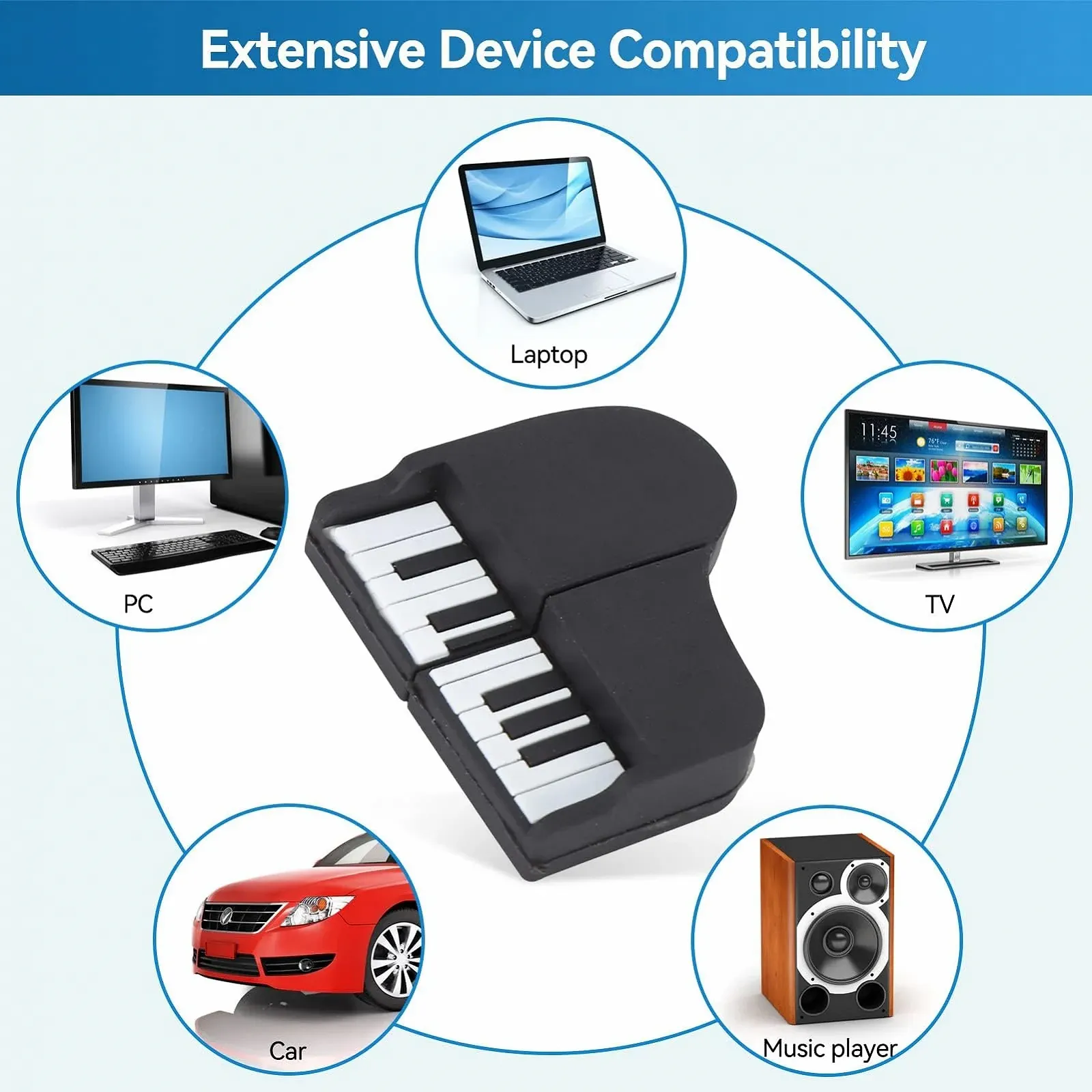 USB Flash Drive Piano Shape High Speed USB 2.0, фото №4 USB Flash Drive Piano Shape High Speed USB 2.0, фото №4