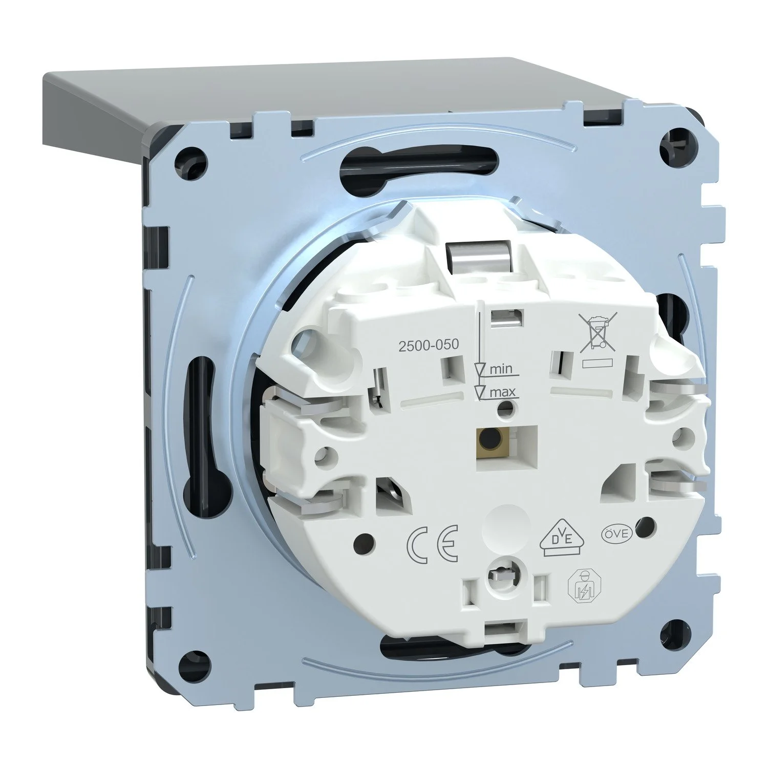 Розетка Schneider Electric Merten Aquadesign SCHUKO з кришкою та шторками Чорна, фото №8 Розетка Schneider Electric Merten Aquadesign SCHUKO з кришкою та шторками Чорна, фото №8