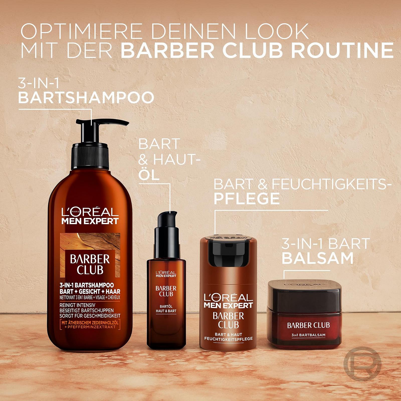 Гель для душа и шампунь L'Oréal Men Expert Barber Club 1000 мл, фото №7