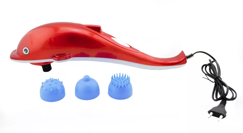 Ручний вібромасажер RIAS Dolphin Big Red 3sm_915100985, фото №1