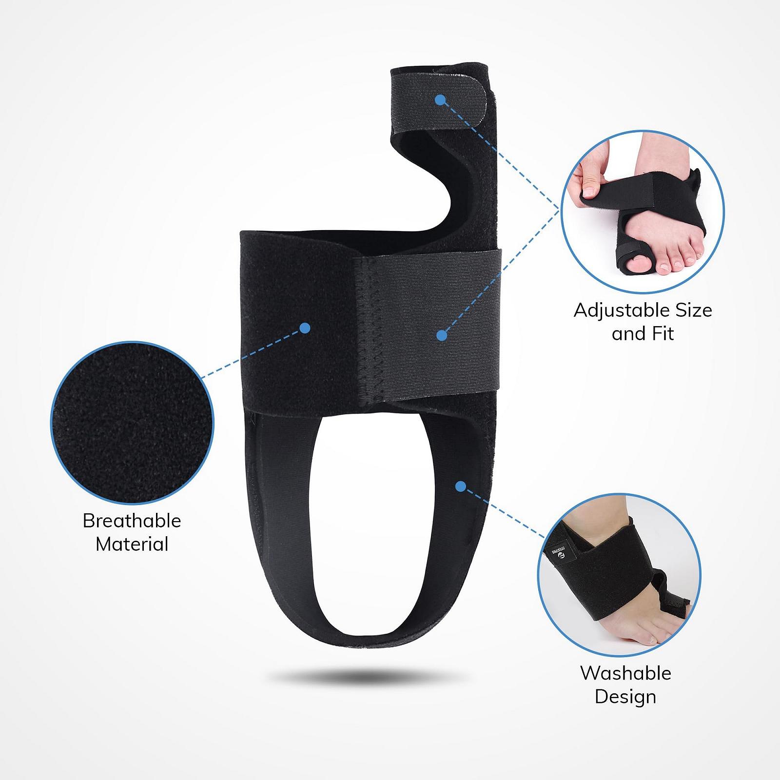 Коректор вальгусної деформації Fittest Pro (2 шт.) Великий роздільник пальців, фото №6