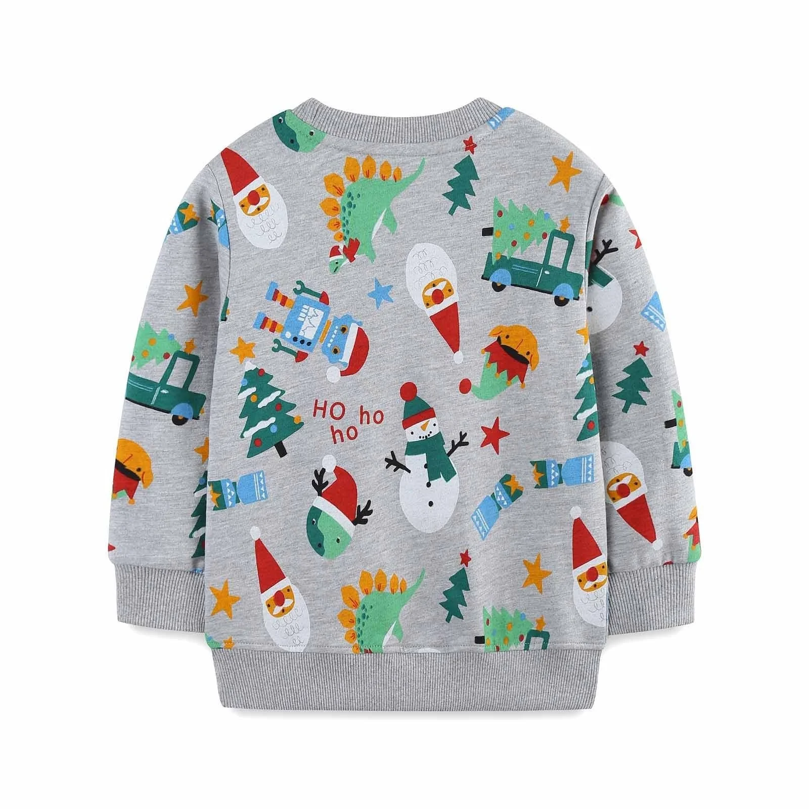 Дитячий різдвяний світшот з капюшоном, зимовий для дівчинки, фото №2