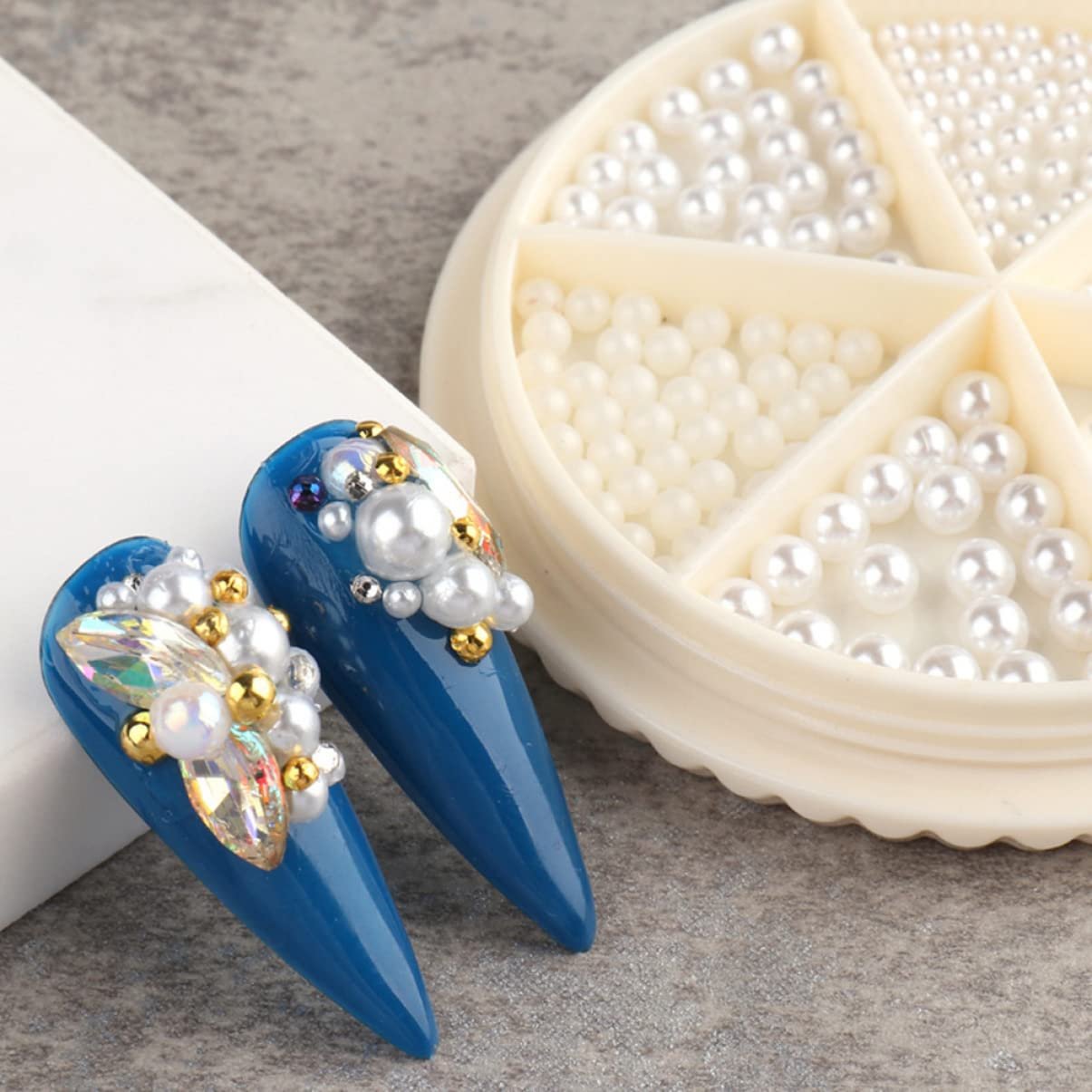 Прикраса для нігтів FRCOLOR Перли Тривимірні, фото №2