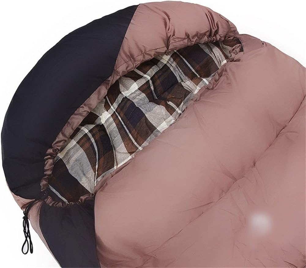 Спальный мешок Outdoor Camping Envelope с Капюшоном Расширенный и Утолщенный Грязный для Взрослых, фото №3