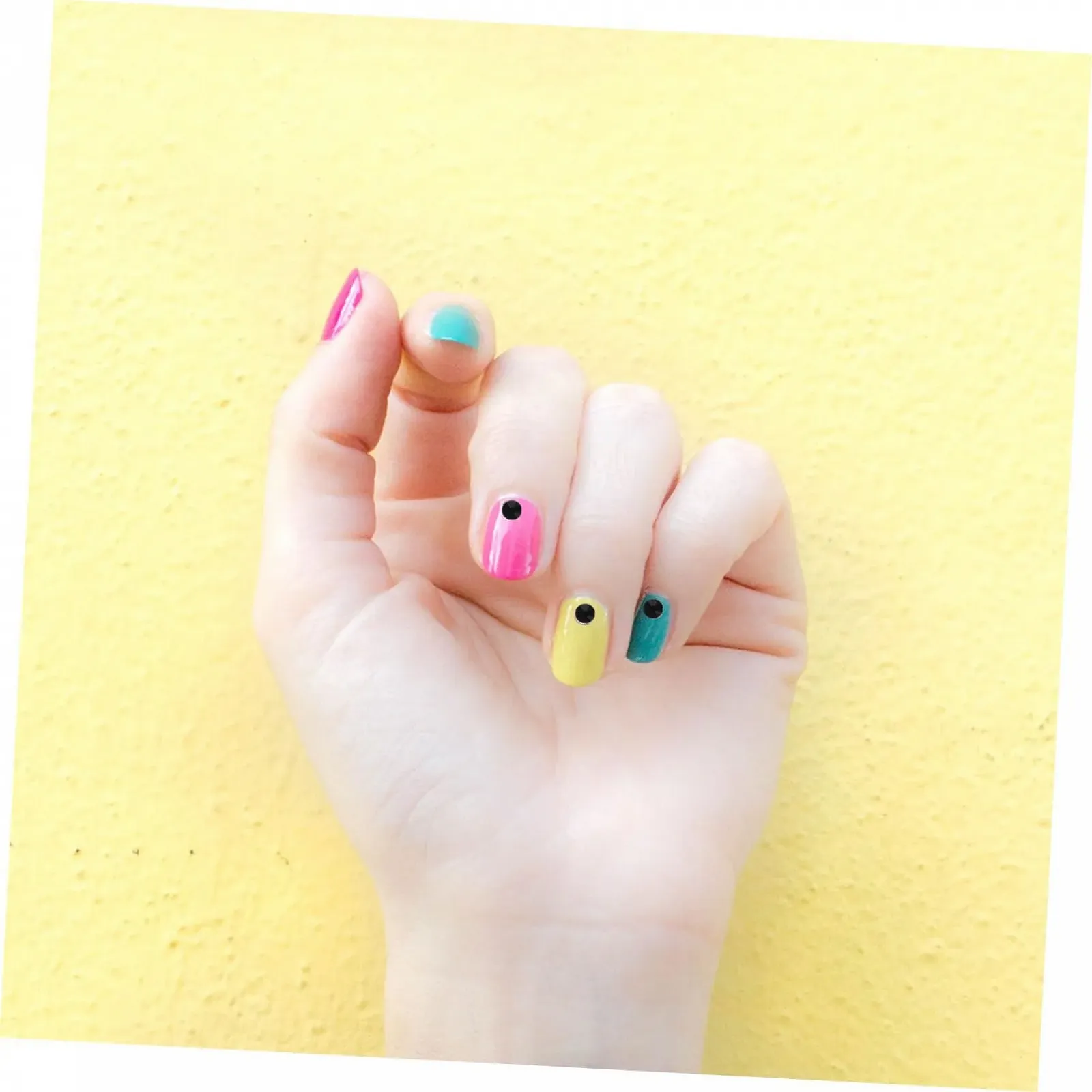 Стразы для ногтей ручной работы, 2 упаковки, черные, фото №6