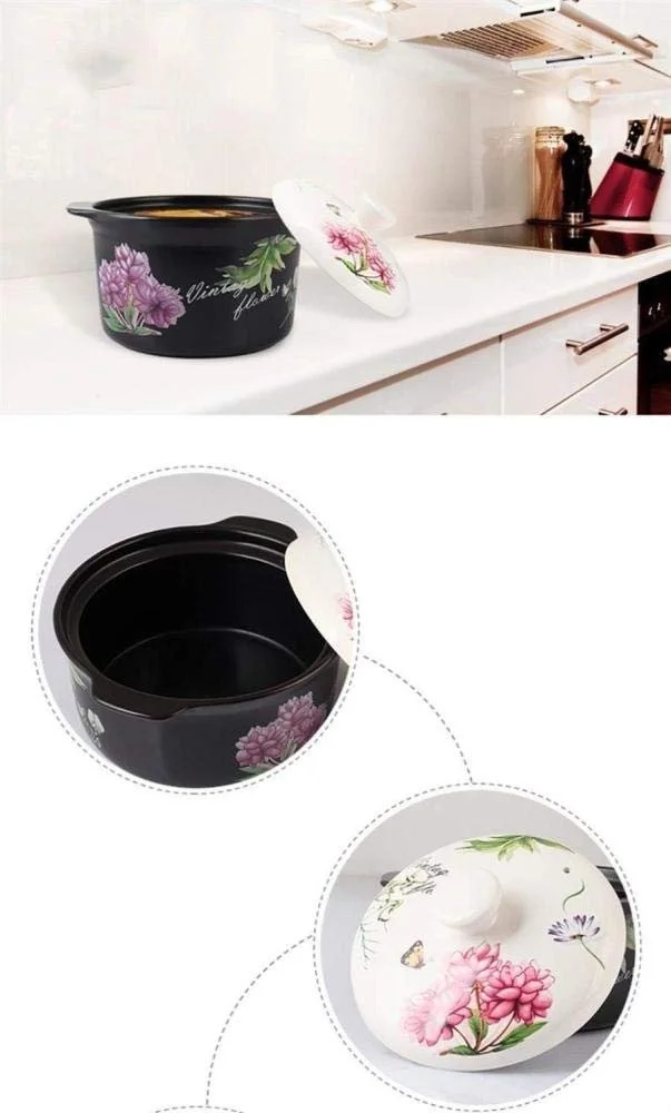 Кастрюля Керамическая для тушения супа 3 л, фото №3 Кастрюля Керамическая для тушения супа 3 л, фото №3