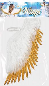 Крылья Widmann Srl Wings Feather White and Gold 100x25 см (WDM01198) synthetic.ua - Фото 1
