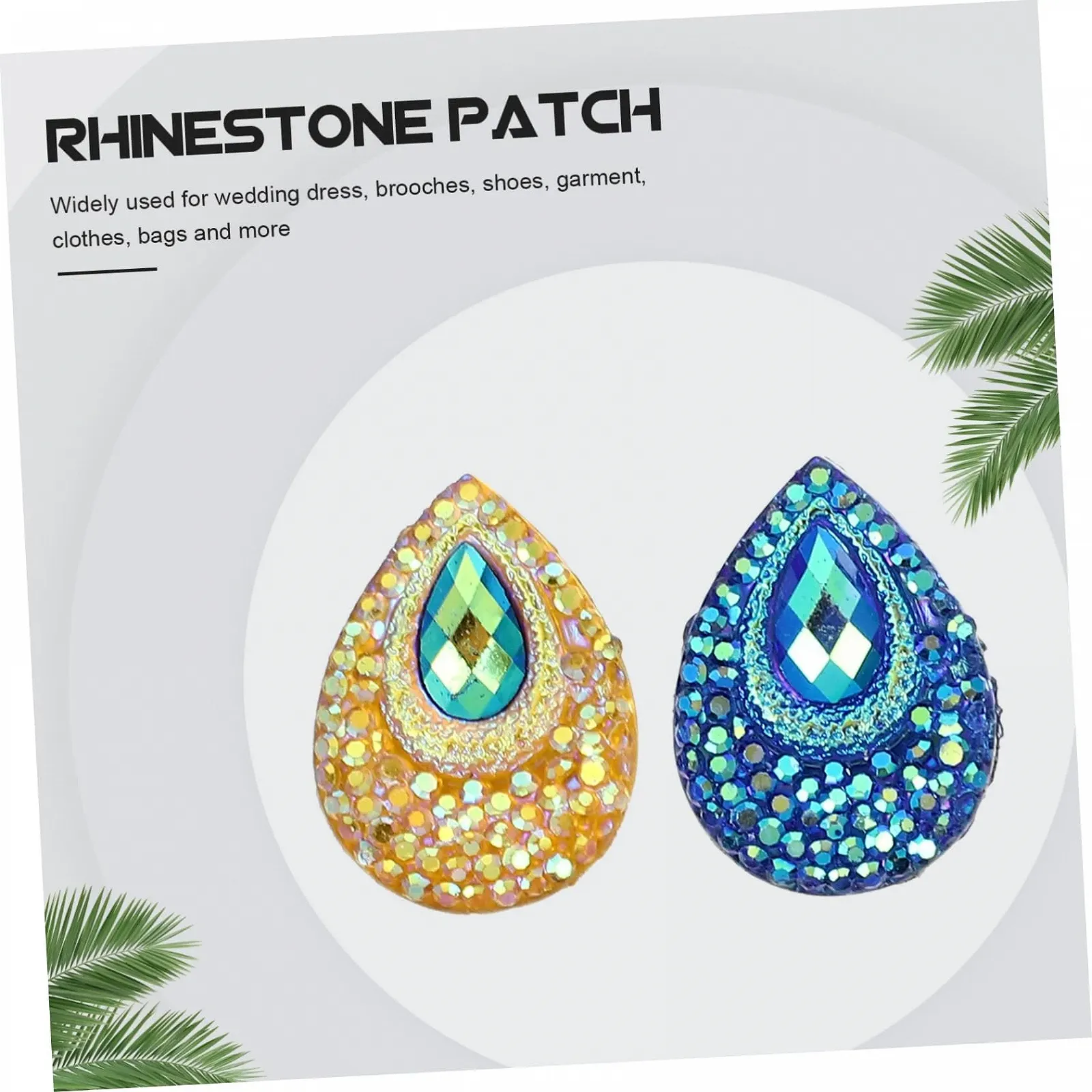 Стрази Крапля 100 шт., фото №4