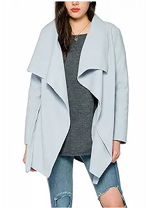 Тренч Kendindza Жіночий З поясом Довгий Короткий Тонка XS S M L - Фото 1