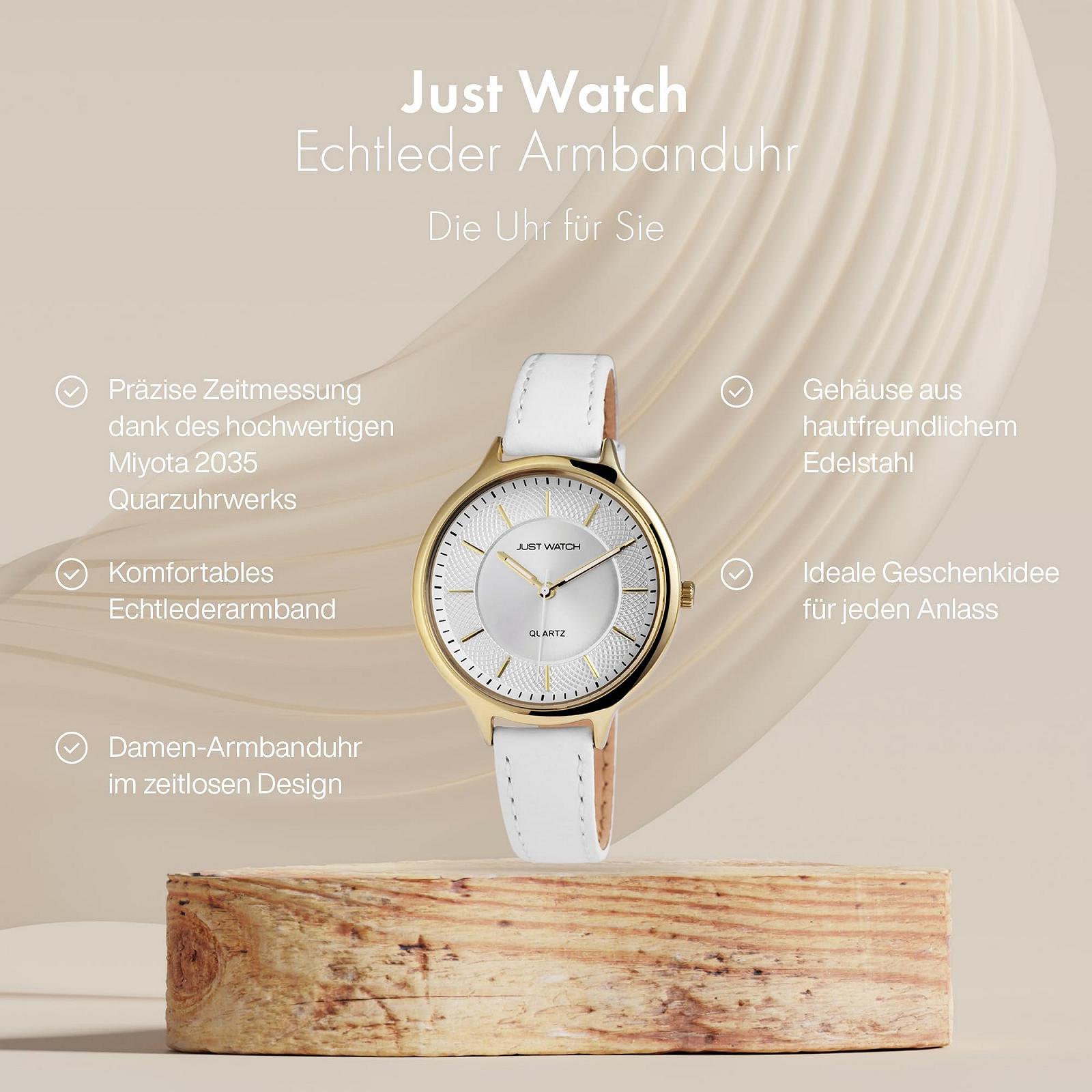 Женские часы Just Watch JW047 Кожа Аналоговые Кварцевые JW10043, фото №4