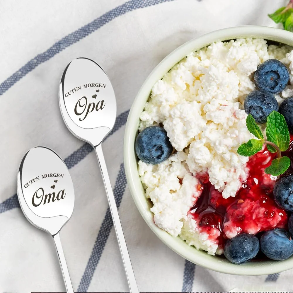 Ложка с гравировкой для бабушки и дедушки, фото №3