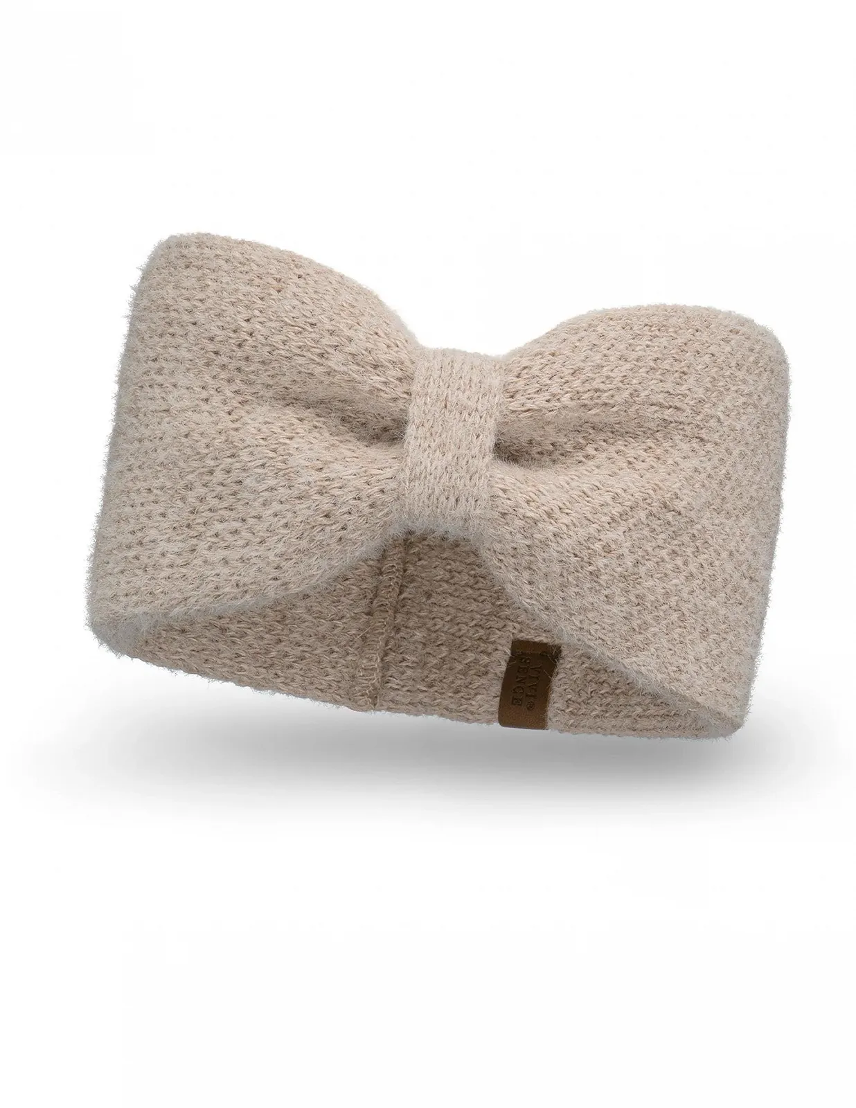 Пов'язка на голову Vivisence В'язана Бежевий, One Size, фото №4 Пов'язка на голову Vivisence В'язана Бежевий, One Size, фото №4