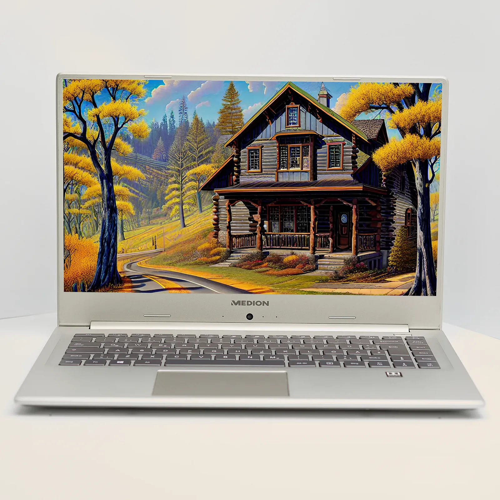 Ноутбук 15.6'' Medion (Lenovo Group) Akoya S6445 | Intel Core i7-8565U | IPS (1920x1080) FullHD | RAM 16 ГБ | SSD 256 ГБ | Intel UHD Graphics 620 | Металевий корпус | Підсвітка клавіатури | Win10 б/в (5092), фото №1