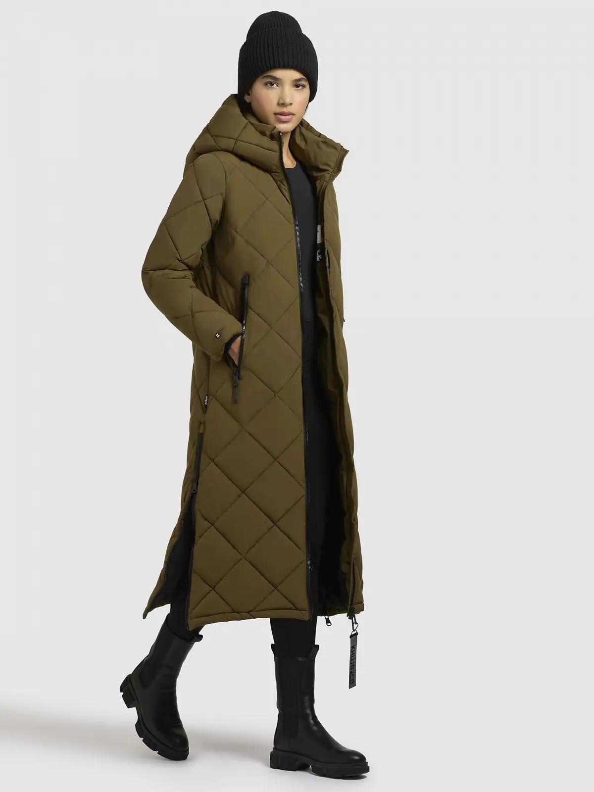 Зимнее пальто Khujo Genti Женское Зеленый Streetwear, фото №3 Зимнее пальто Khujo Genti Женское Зеленый Streetwear, фото №3