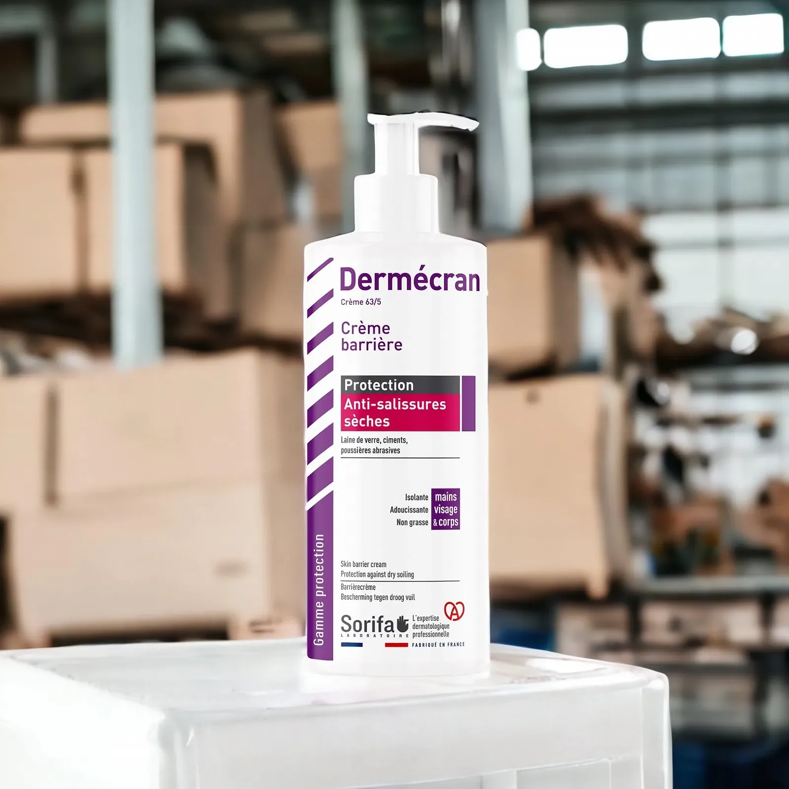 Крем Dermscreen бар'єрний для захисту від сухого бруду 500 мл, фото №6 Крем Dermscreen бар'єрний для захисту від сухого бруду 500 мл, фото №6