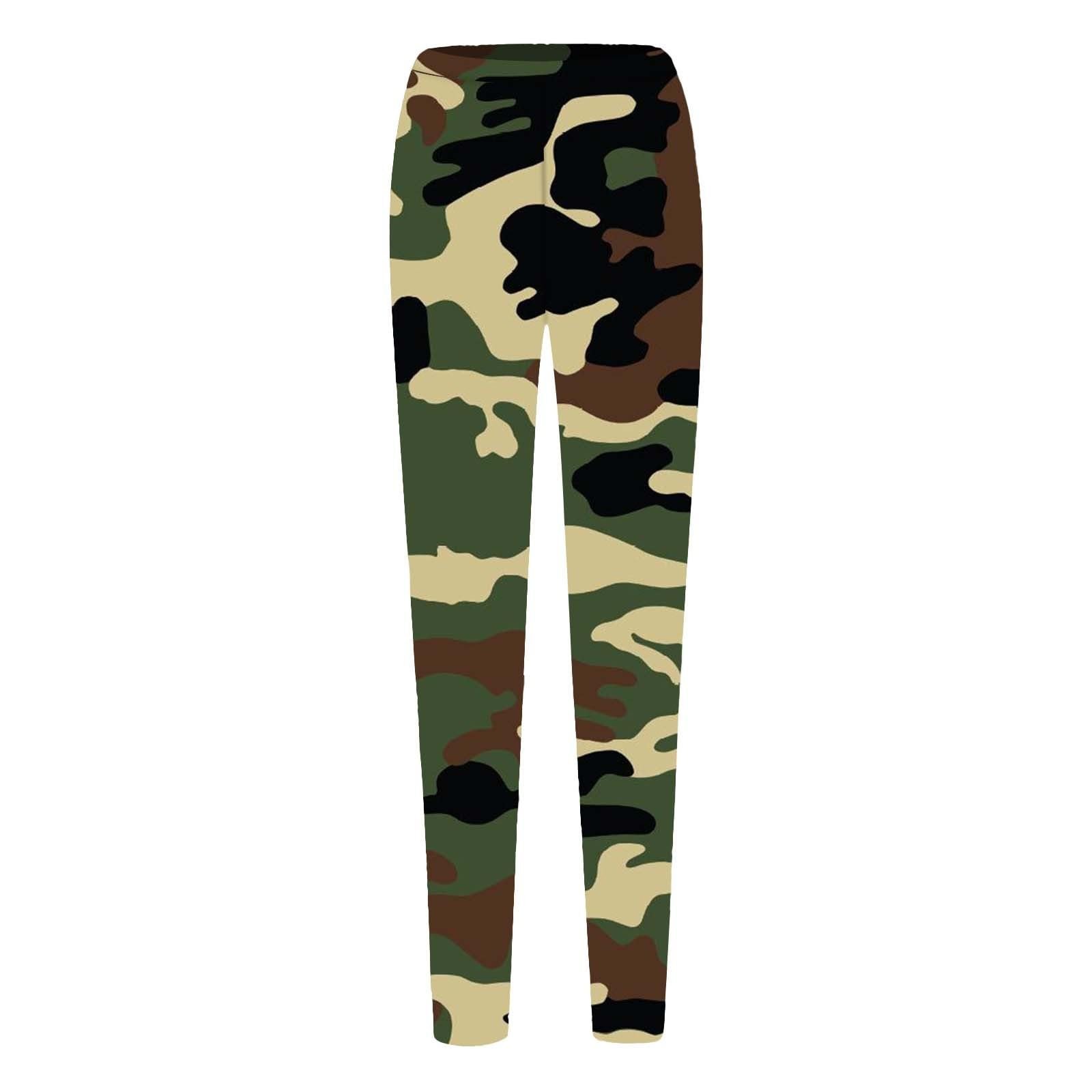 Леггинсы Женские Hose High Waist Облегающие Камуфляж Стрейч Удобные Push UpДля йоги и спорта больших размеров, фото №4