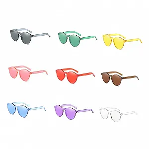 Солнцезащитные очки Без оправы PACKOVE Ретро-стиль UV400 synthetic.ua - Фото 1