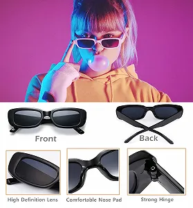 Набор прямоугольных очков Unning 6 шт. Винтажные - Фото 1