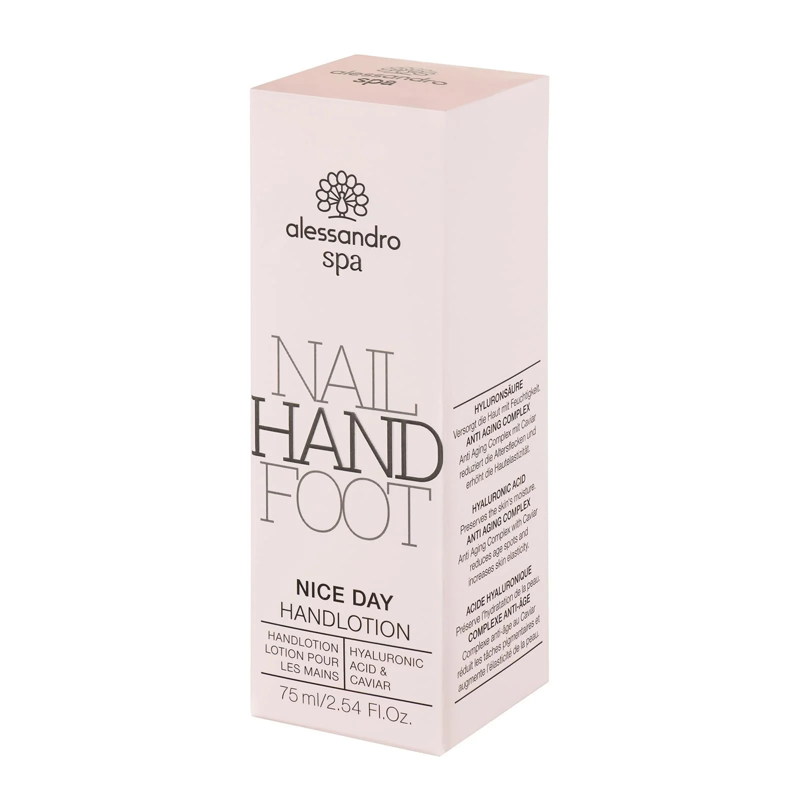 Крем для рук Alessandro Spa з гіалуроновою кислотою та ікрою, 75 мл, фото №4