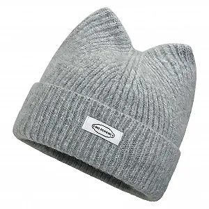 Шапка Бини Женская Теплая Вязаная - Фото 1