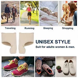 Корректор большого пальца стопы Шина для большого пальца стопы 1 пара с встроенной силиконовой гелевой подушечкой для облегчения боли при вальгусной деформации большого пальца стопы synthetic.ua - Фото 1