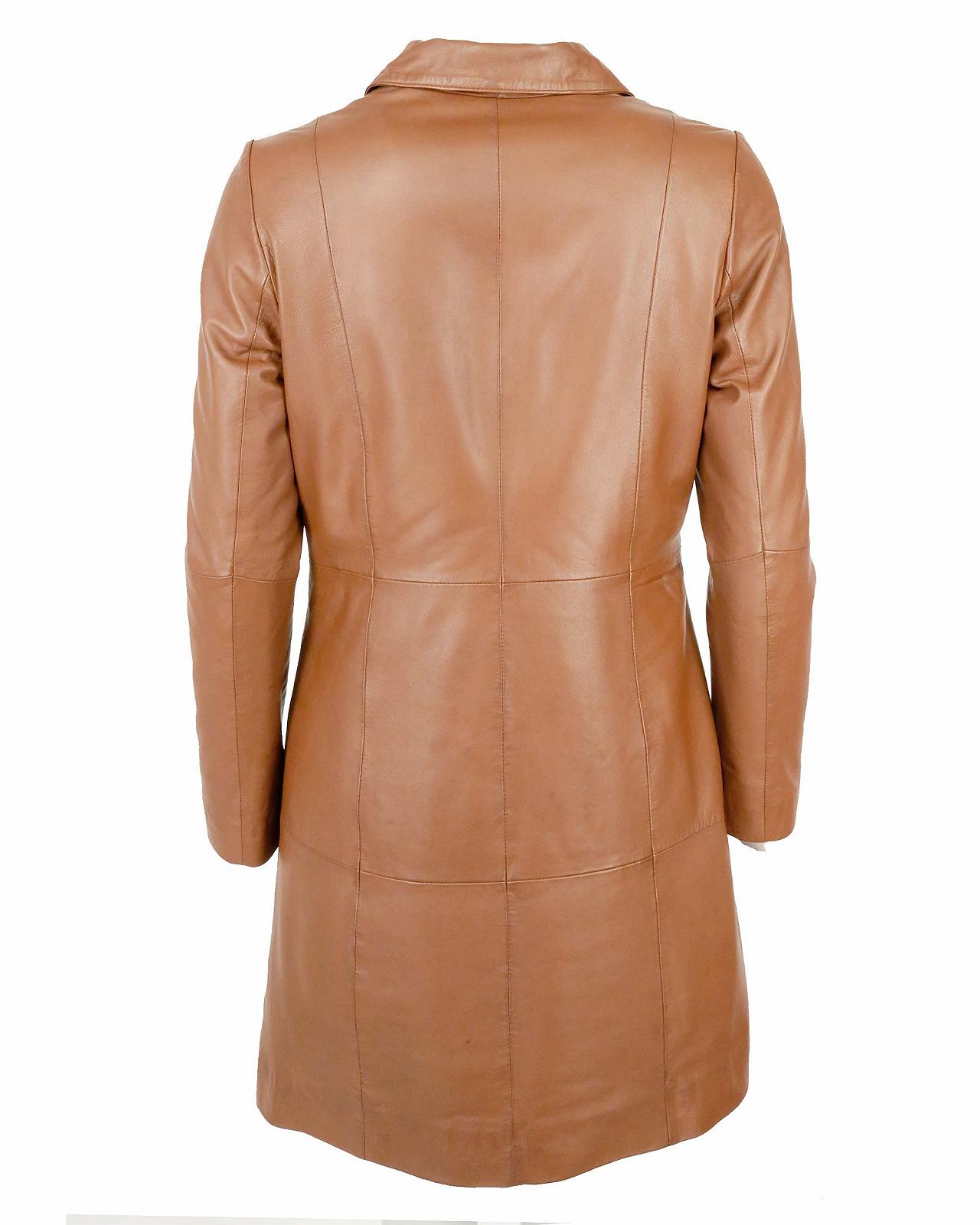 Шкіряне пальто JCC Ik14-2, фото №2 Шкіряне пальто JCC Ik14-2, фото №2