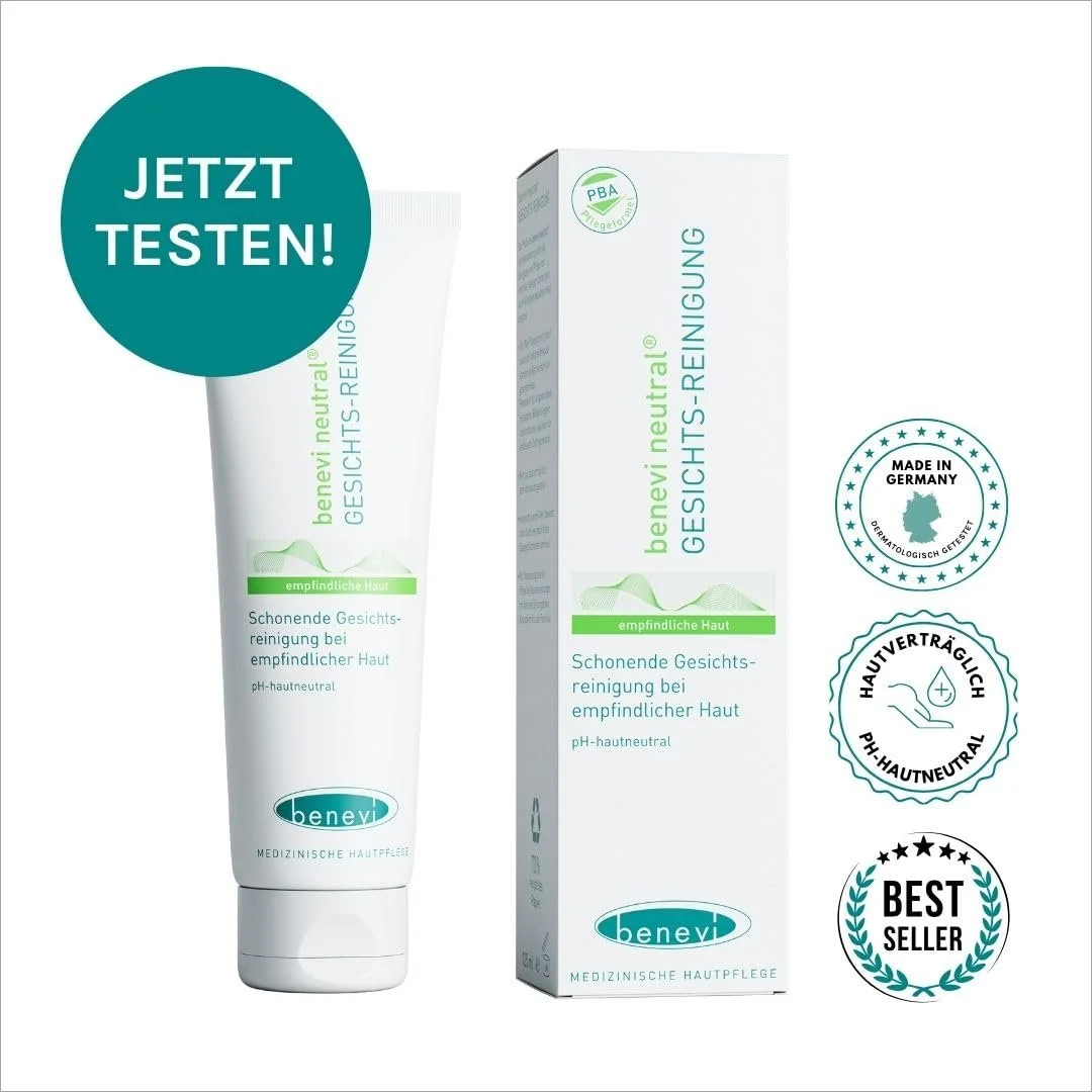 Засіб для вмивання Benevi Neutral для чутливої, подразненої, сухої шкіри 125 мл. М'які ПАР, pH 5.5. Також підходить для шкіри, схильної до розацеа або екземи, фото №7