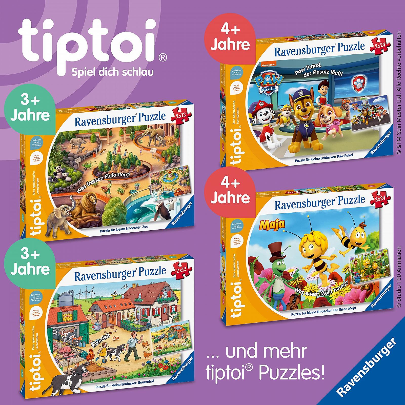 Пазл Ravensburger tiptoi 00135 Для маленьких исследователей: Щенячий патруль 2x24 элемента, фото №9