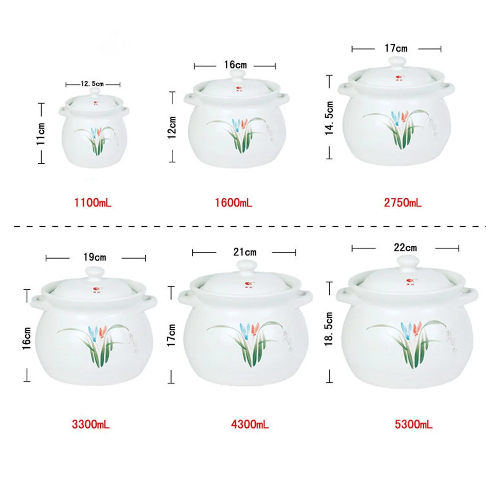 Глиняная кастрюля для запекания в китайском стиле ручной работы термостойкая антипригарная, фото №6
