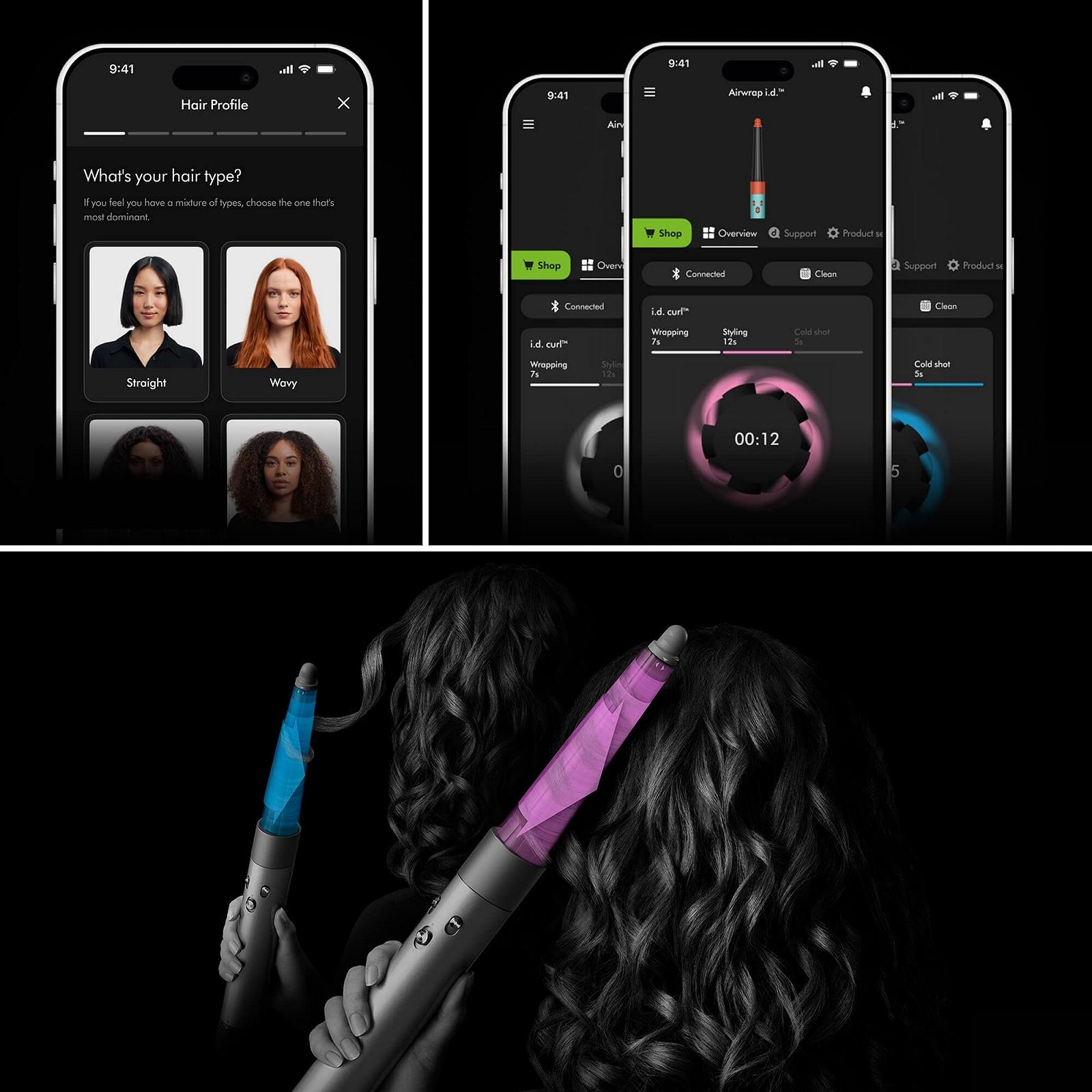 Мультистайлер та фен Dyson Airwrap i.d.™ Curly+Coily з дифузором, фото №5 Мультистайлер та фен Dyson Airwrap i.d.™ Curly+Coily з дифузором, фото №5