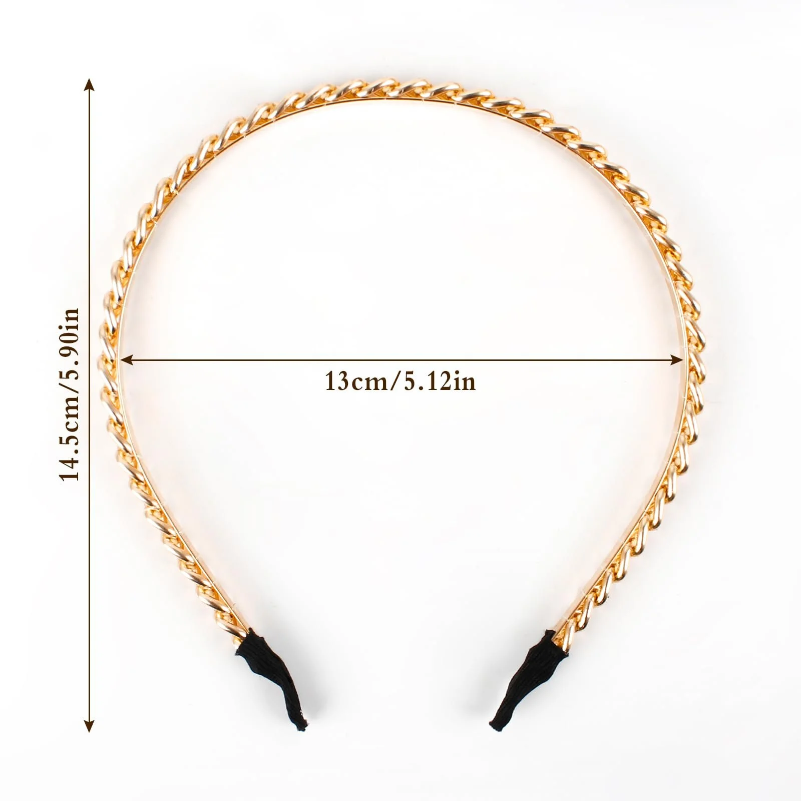 Набор металлических обручей для волос 6шт., фото №7