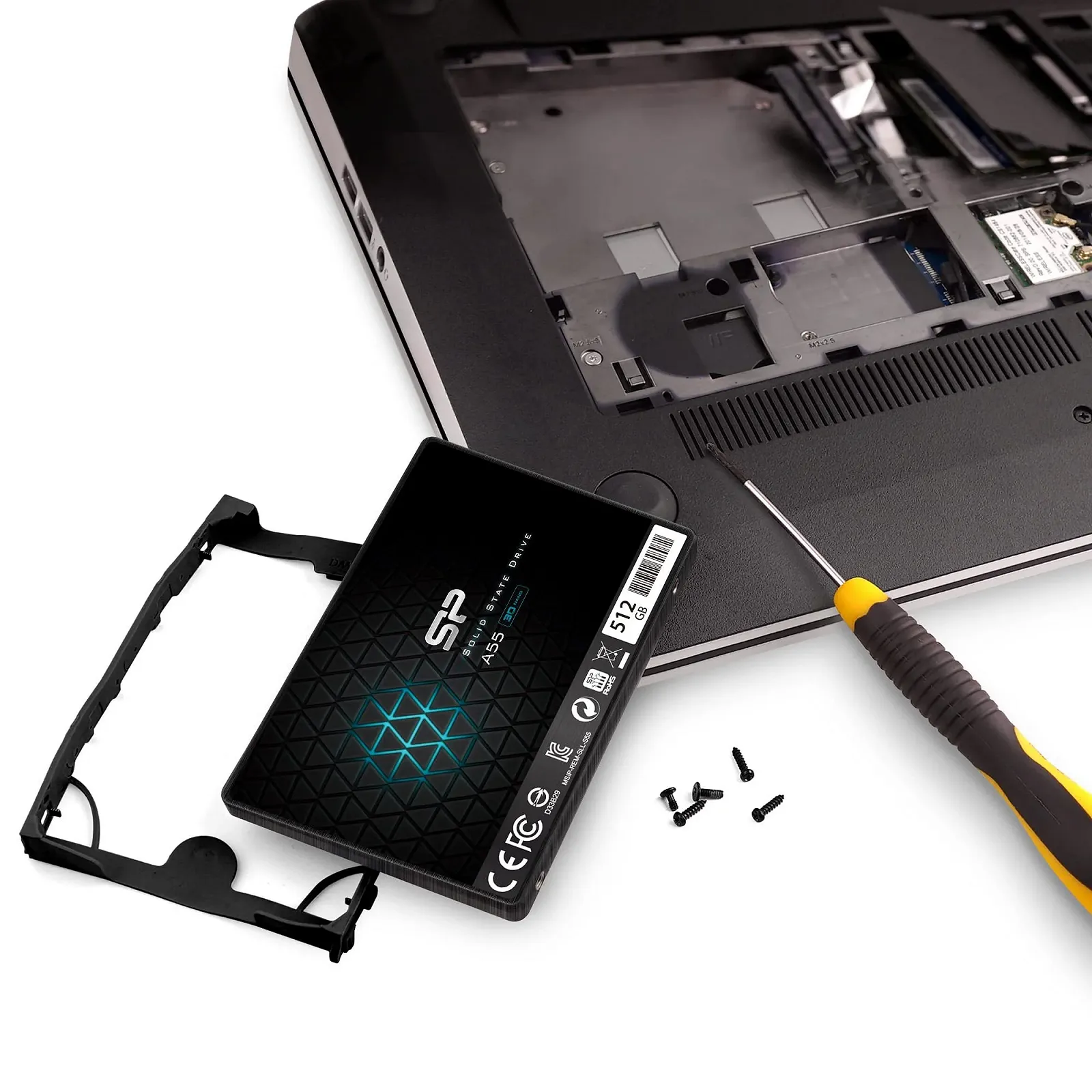 Внутрішній SSD накопичувач Silicon Power A55 2-Pack 512GB SATA III 2.5 дюйма 7 мм, фото №7