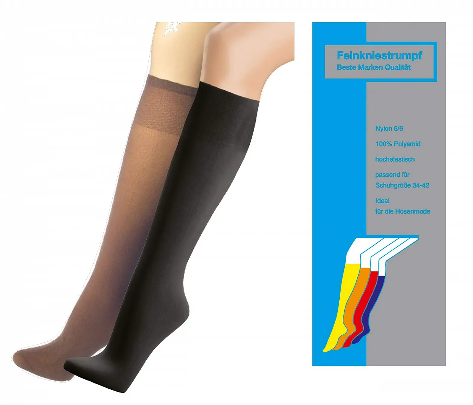 Панчохи CH-1770 5 пар, 70 Denier, Еластичний комфортний пояс, фото №2