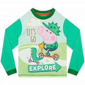 Піжама Peppa Wutz George Pig для хлопчиків synthetic.ua - Фото 1