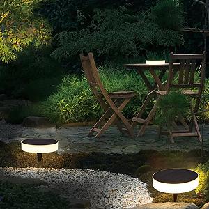 Настольная лампа Solar Light Round 15 см 3,7 В 1300 мАч Белая - Фото 1