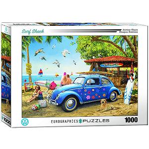 Пазл Eurographics VW Beetle Surf Shack 1000 элементов - Фото 1