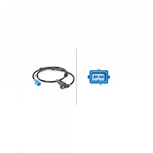 Датчик частоти обертання колеса HELLA 6PU 009 106-551 для PEUGEOT, задній міст зліва - Фото 1