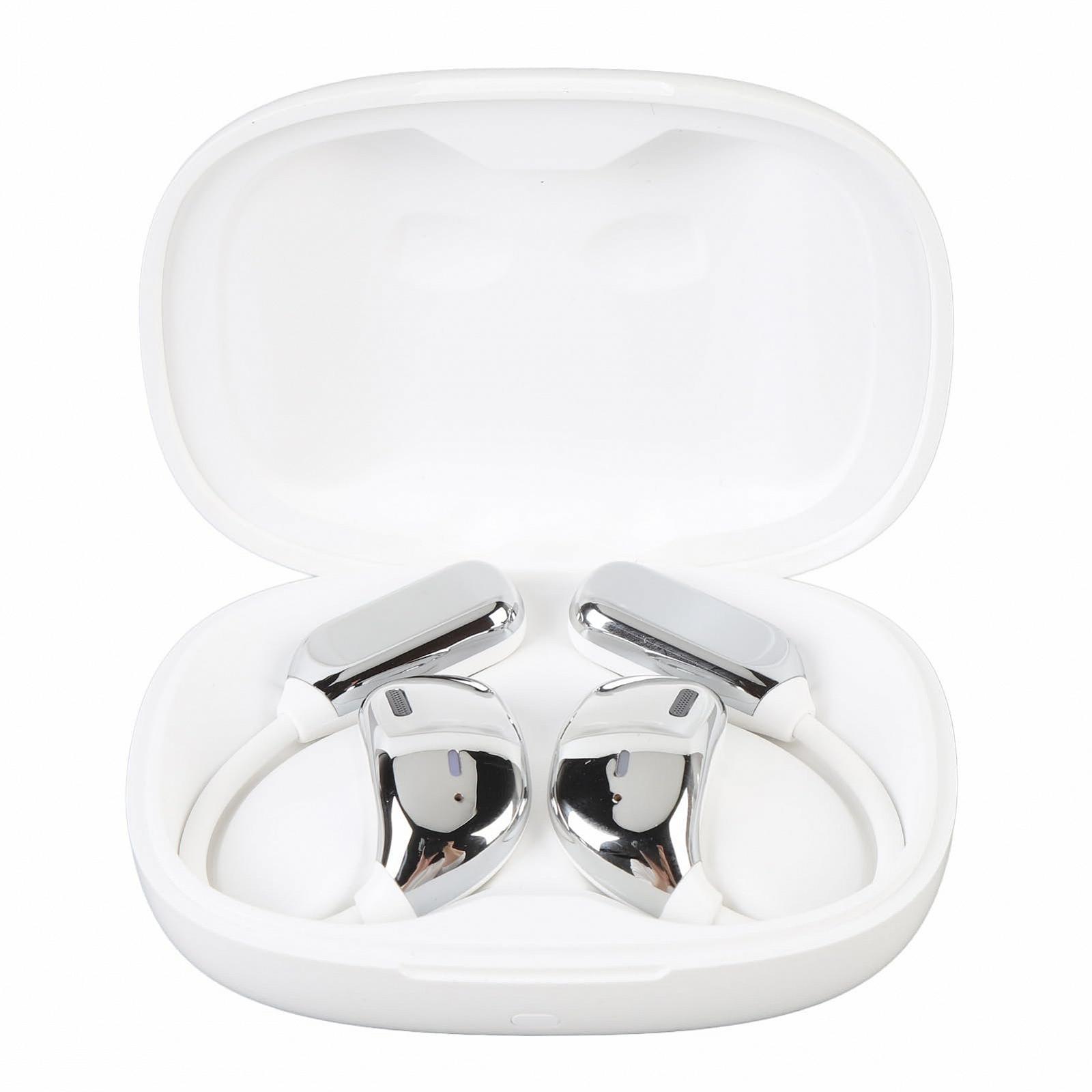 Беспроводные наушники для перевода GOWENIC, 2 пары, транскрипция в реальном времени для бизнес-встреч, сенсорные, ABS, силикон, фото №4