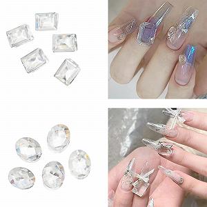 Прямокутні Стрази для нігтів synthetic.ua - Фото 1