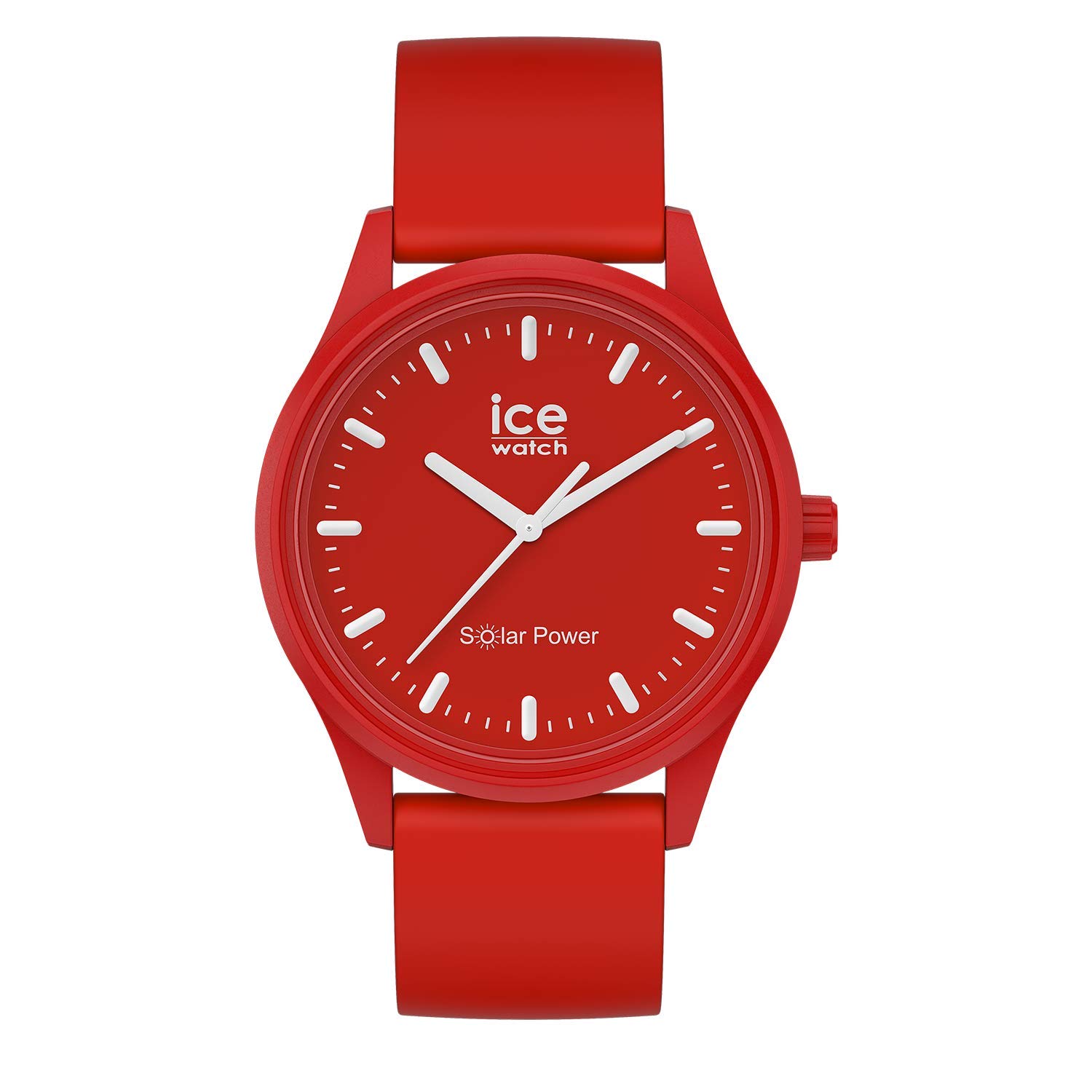 Чоловічий/унісекс годинник Ice-Watch ICE solar power Red Sea силіконовий ремінець 017765, червоний, фото №1