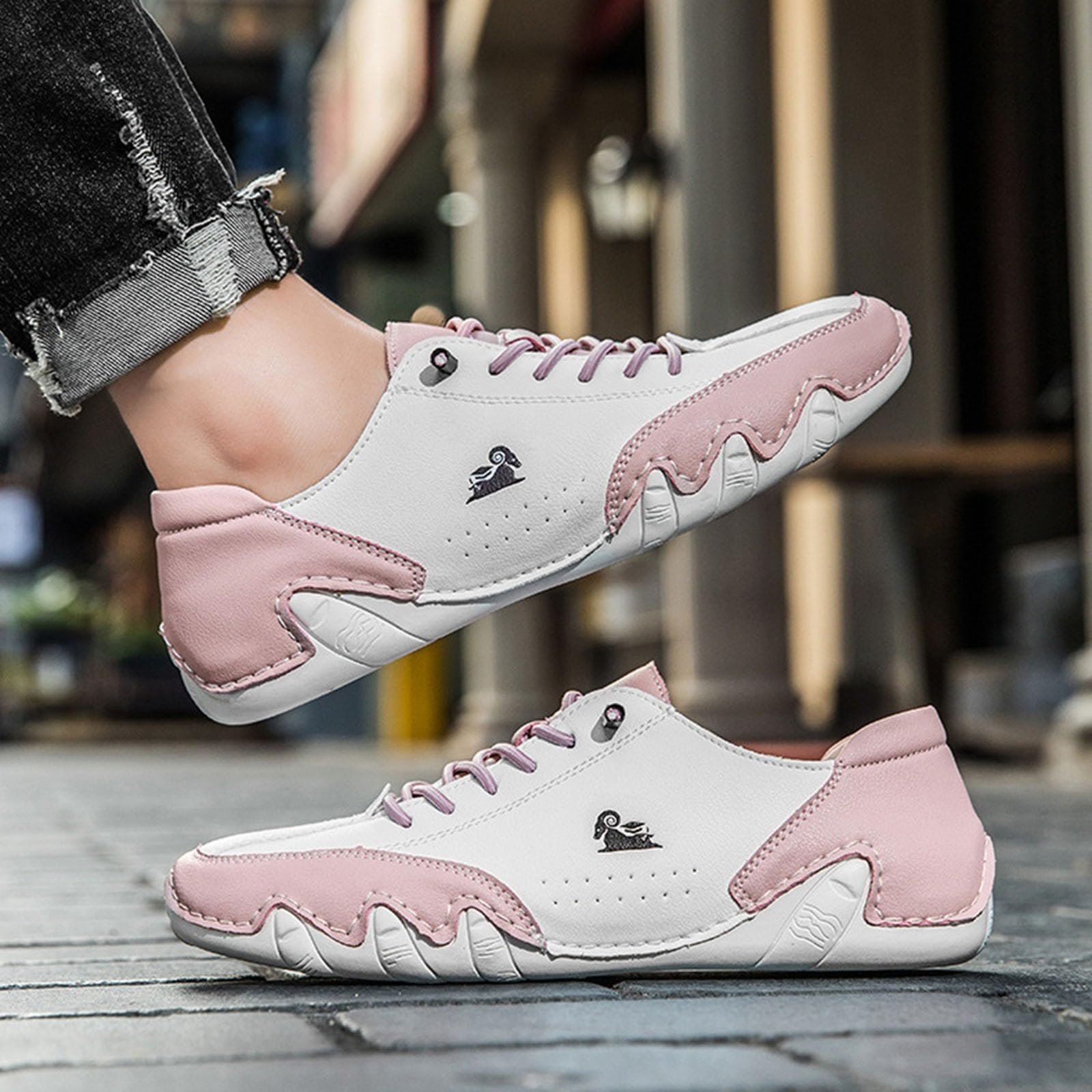 Ботинки Barefoot кожаные высокие Alpaca Ковбойские ботинки в итальянском стиле Ботинки для хайкинга водонепроницаемые Тренировочные ботинки Barefoot Ботинки для лодки Унисекс Ботинки Barefoot Хаки Размер 34-50 EU, фото №2