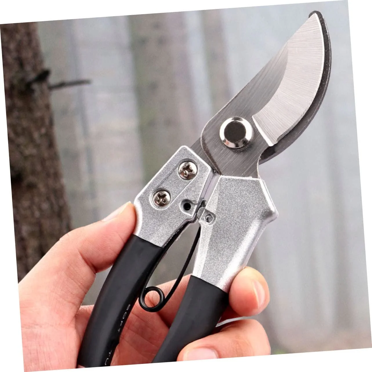 Садовий секатор Happyyami Сріблястий, фото №3