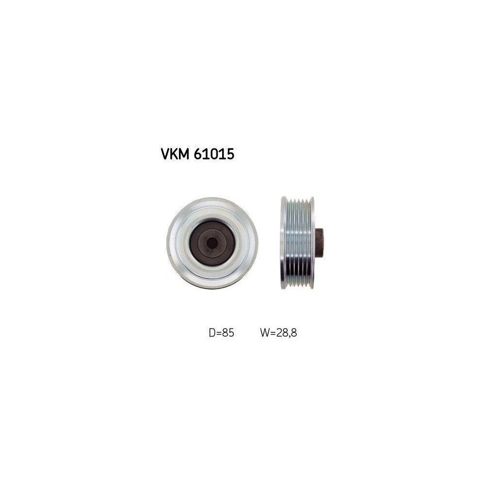 Ролик обвідний/напрямний поліклинового ременя SKF VKM 61015 для TOYOTA, фото №1