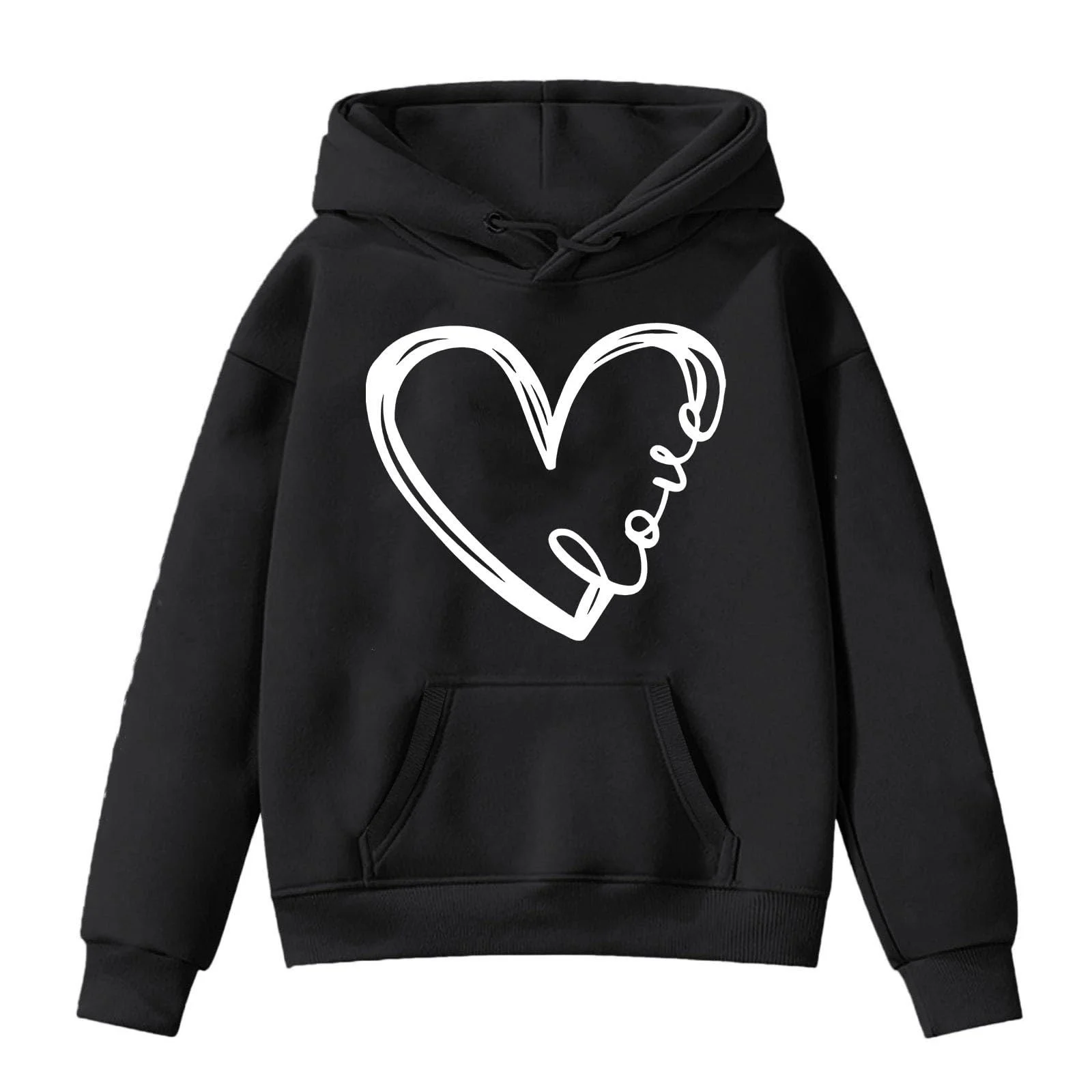 Худі з капюшоном для дівчинки-підлітка, осінній, фото №1