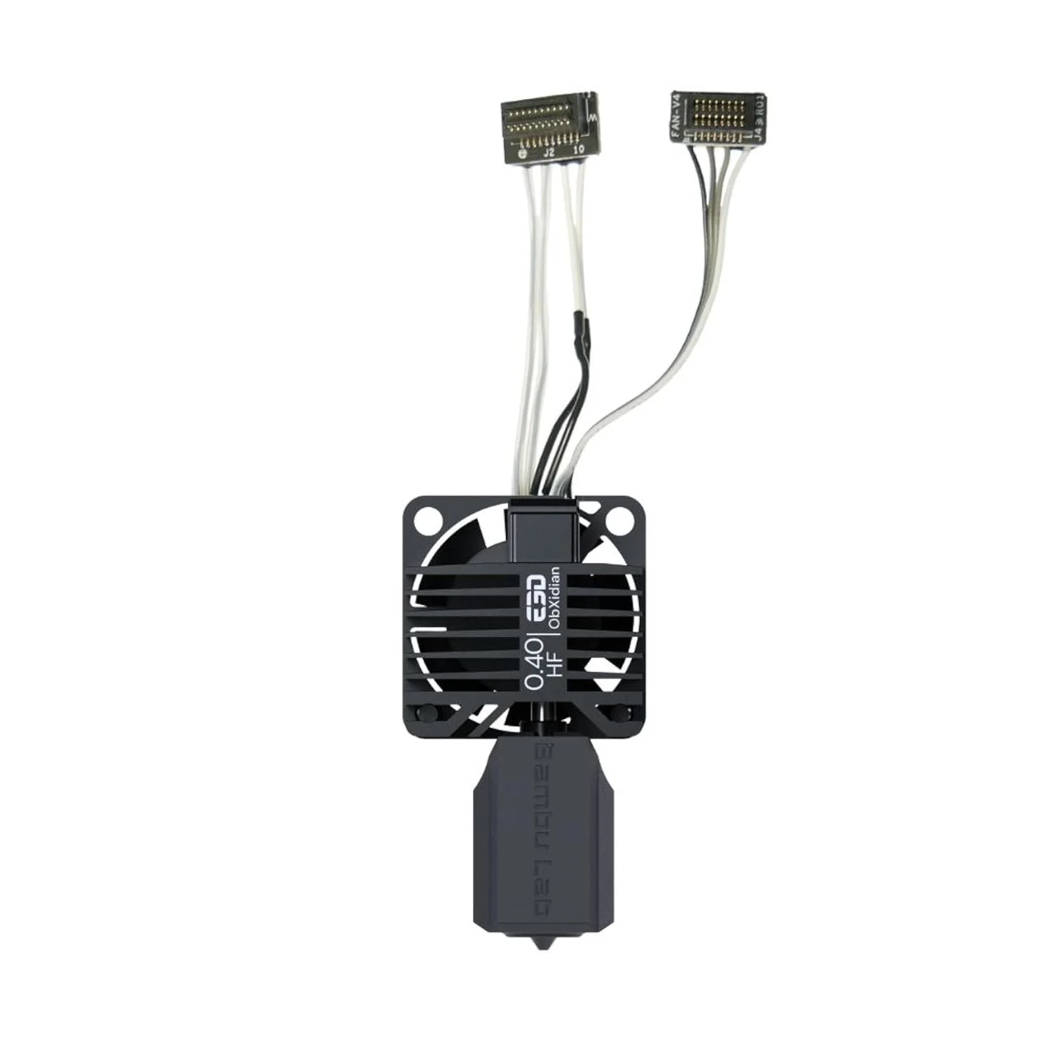 Хотенд E3D High Flow ObXidian™ для 3D принтерів Bambu Lab X1 серії 0.4 мм Чорний, фото №1