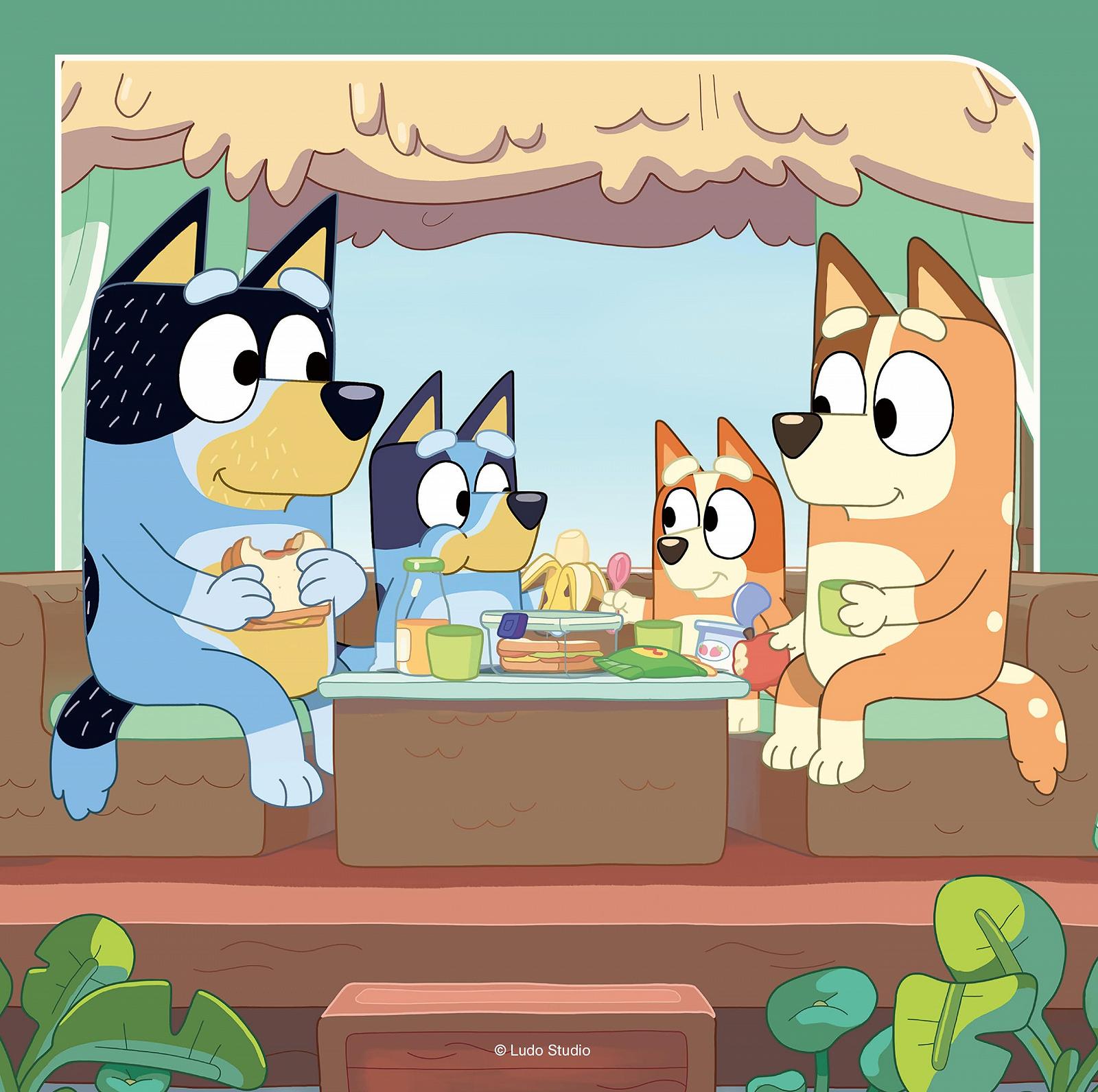 Детский пазл Ravensburger Blueys Adventure 05685 3 x 49 деталей, фото №3 Детский пазл Ravensburger Blueys Adventure 05685 3 x 49 деталей, фото №3