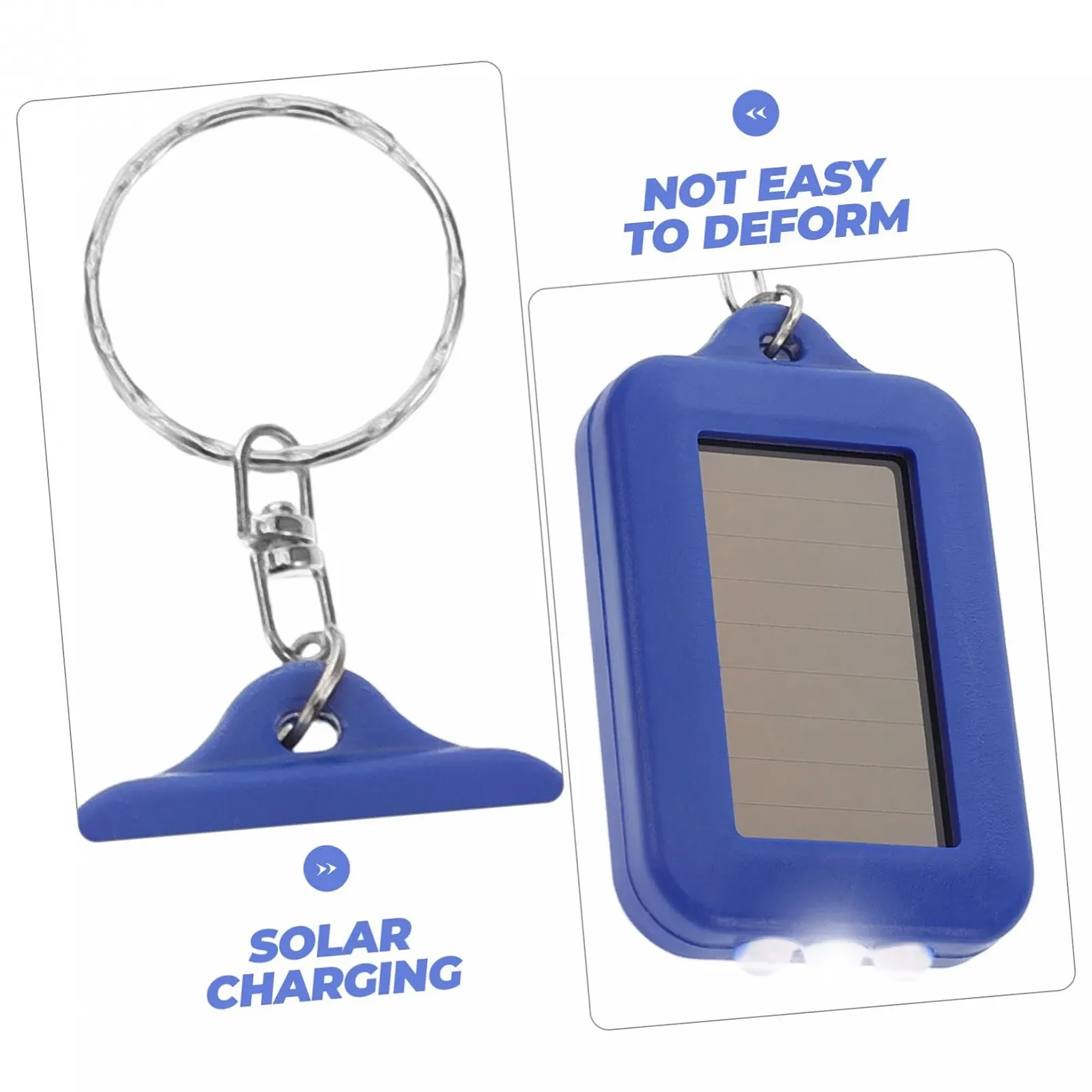 Ліхтарик-брелок LED Solar Compact HEMOTON Міні для надзвичайних ситуацій Портативний Універсальний для кемпінгу та активного відпочинку Синій, фото №8