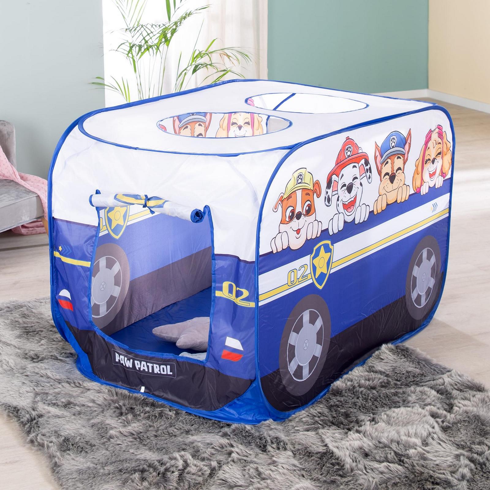 Намет ігровий Roba Paw Patrol Pop-Up у формі автомобіля, синій/білий, фото №3