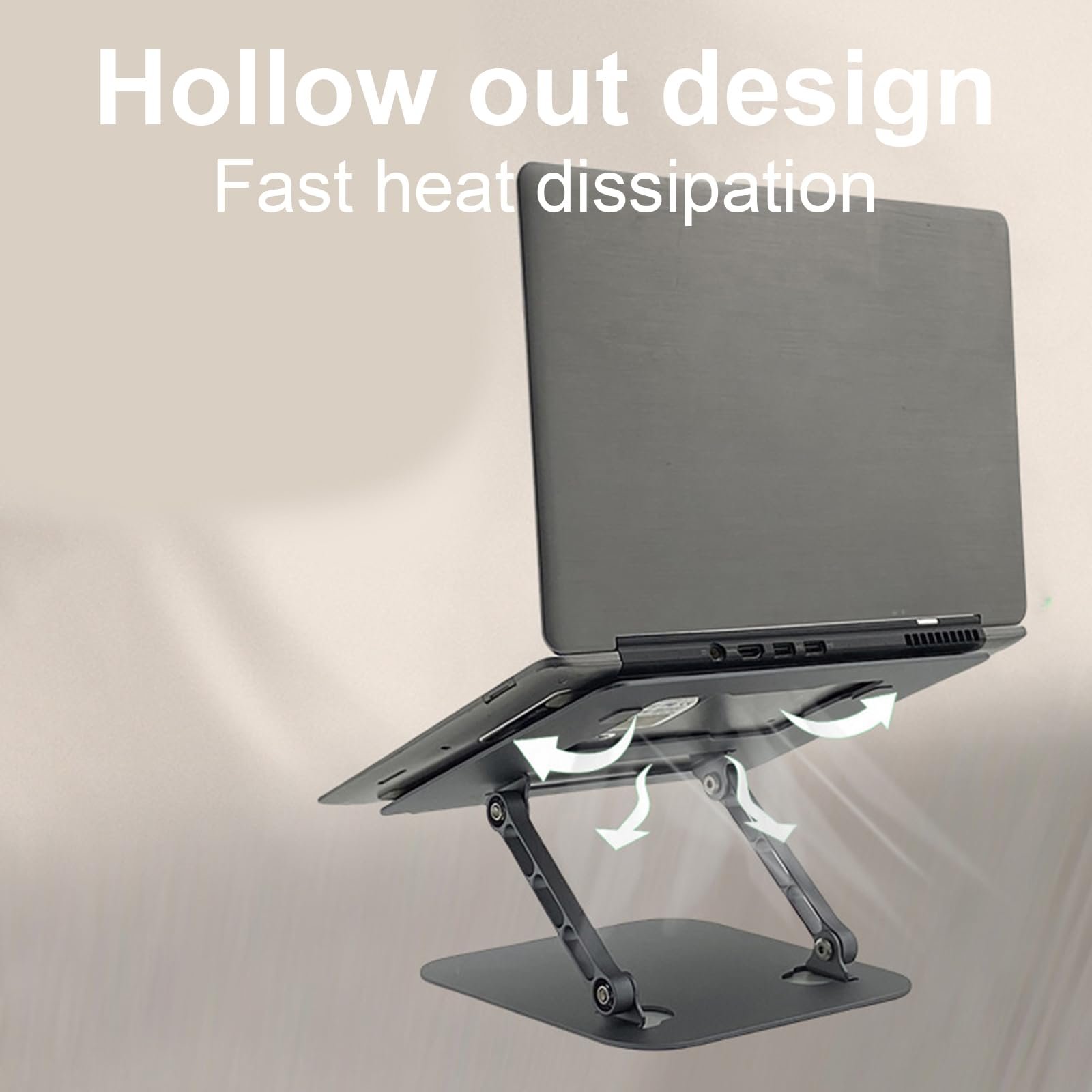Подставка для ноутбука портативная регулируемая для всех ноутбуков до 43,2 см (17 дюймов) для офиса, фото №3